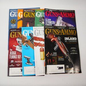 Guns & Ammo Magazine Lot of 9 from 2015-17